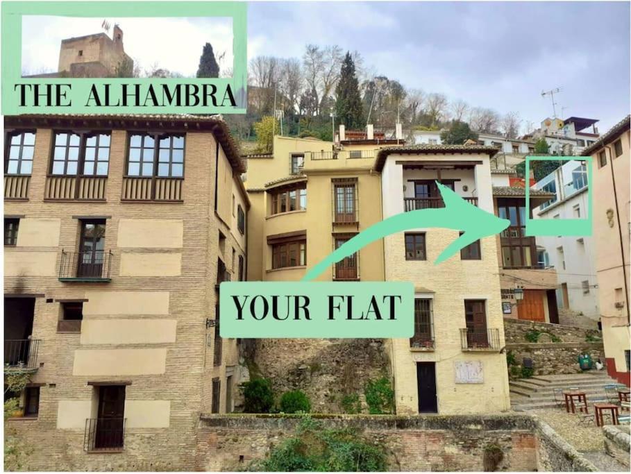 Spacious Loft / Literally At The Foot Of Alhambra Daire Granada Dış mekan fotoğraf